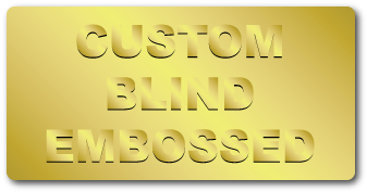 9375 X 4 Round Corner Rectangle Custom Blind Embossed - Sticker (350x350), Png Download