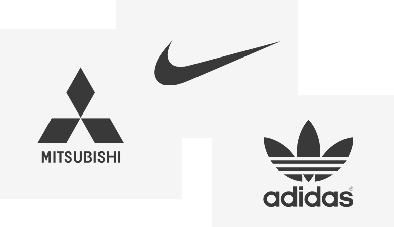 7 Types Of Logo Design Abstract - Mitsubishi (780x450), Png Download