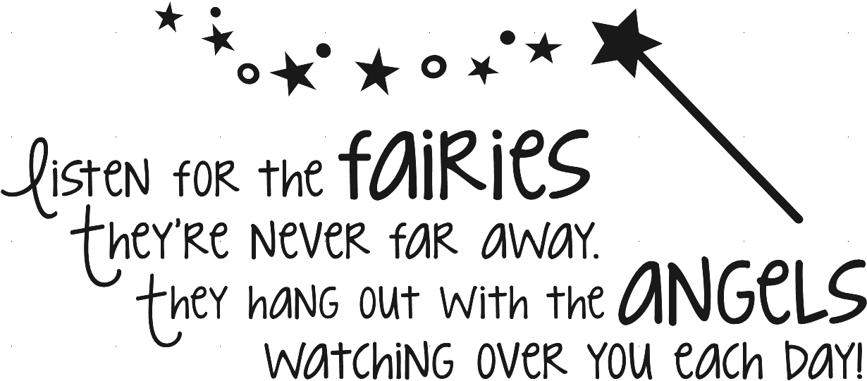 Fairies - Vinyldisorder Call In The Fairies Wall Decal - Vinyl (1346x668), Png Download