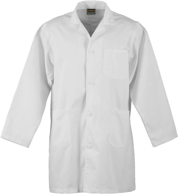 White Polycotton Dust Coat - Sleeve (700x700), Png Download