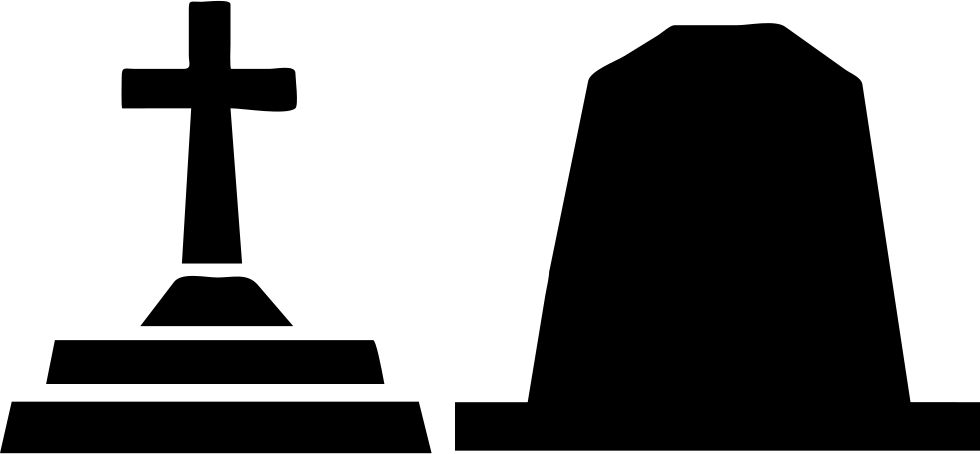 Cemetery Tombstones Comments - Cross (980x454), Png Download