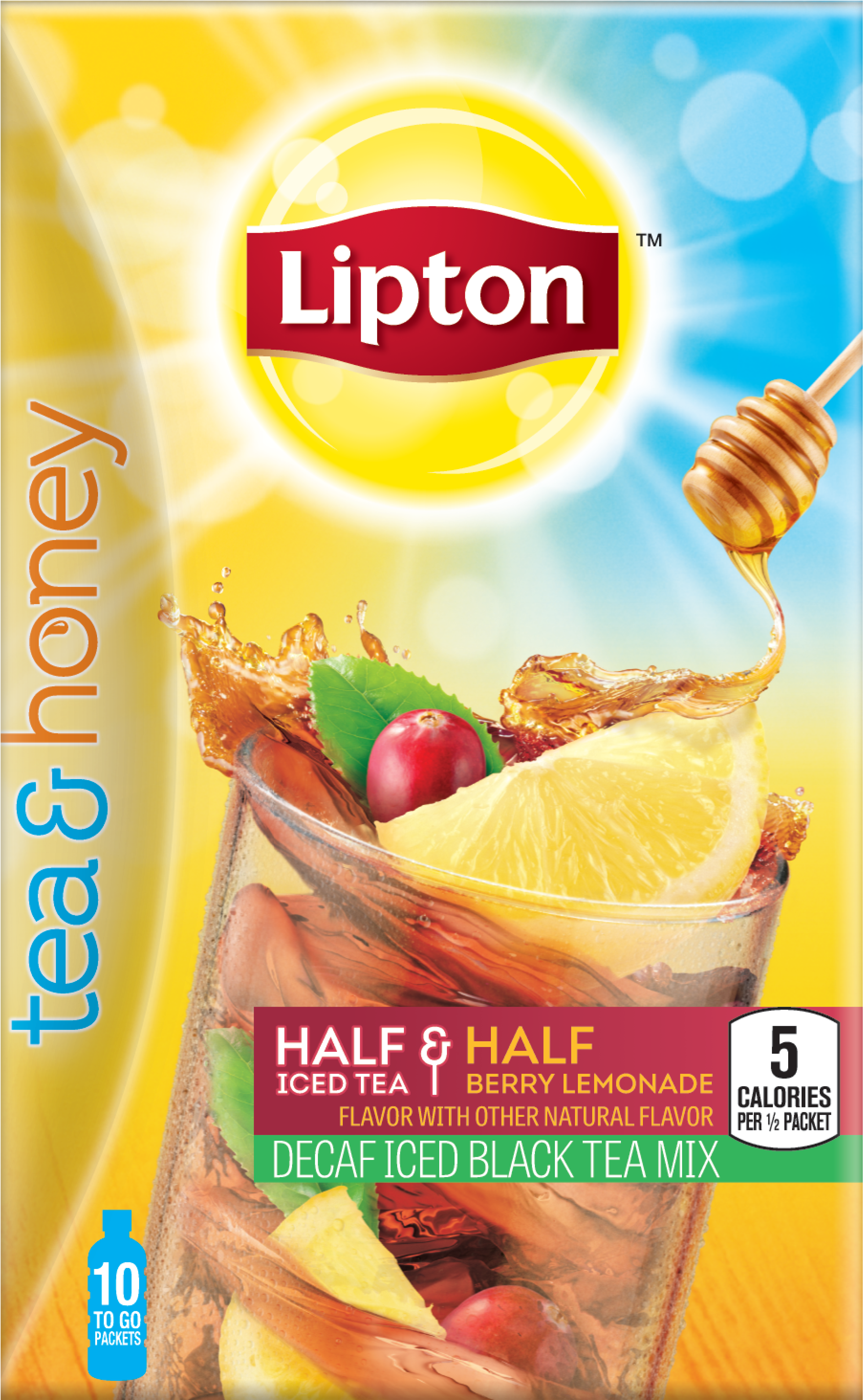 Lipton Blackberry Pomegranate Iced Green Tea To Go (5000x5000), Png Download