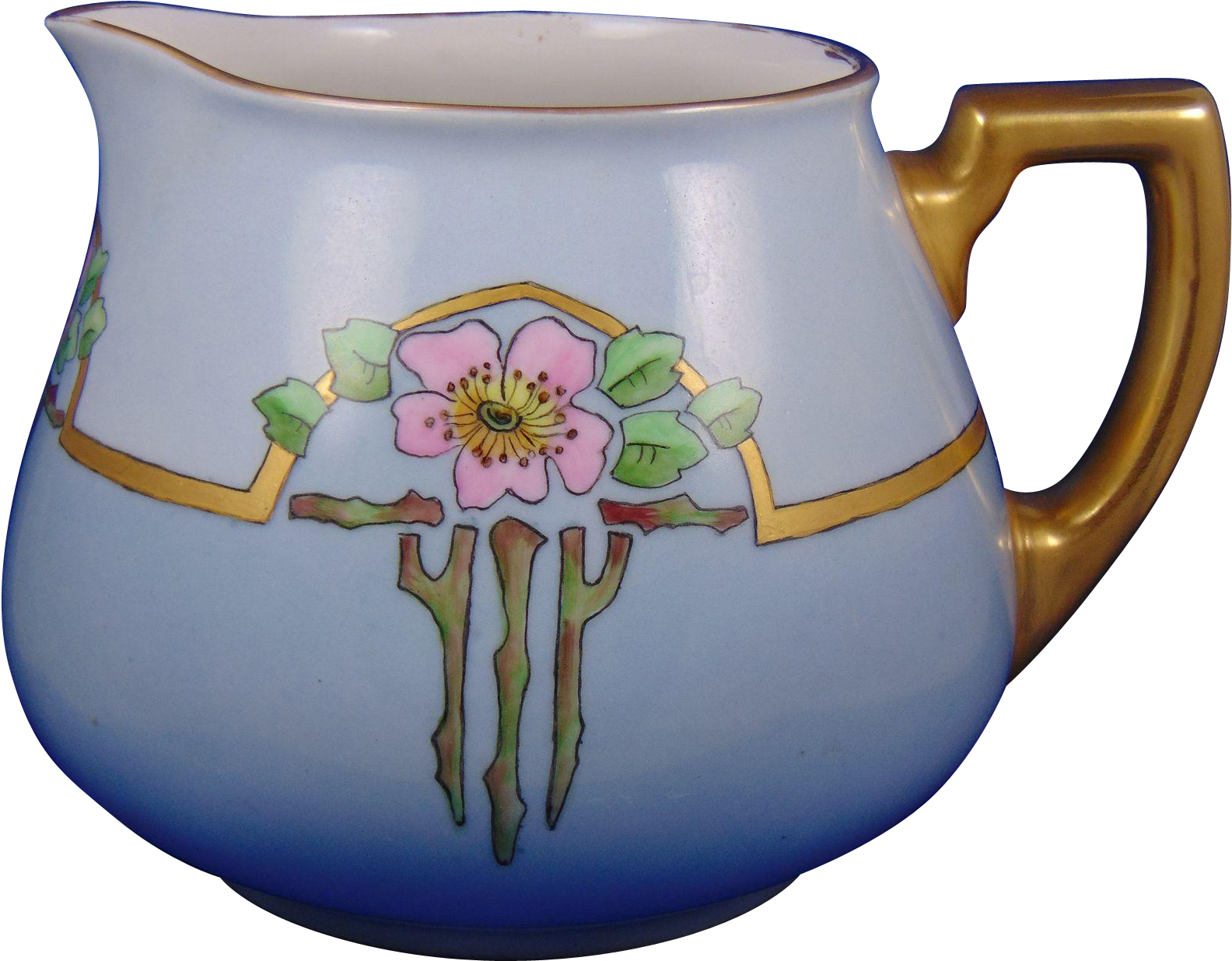 Limoges Arts & Crafts Rose Motif Cider/lemonade Pitcher - Tableware (1583x1583), Png Download