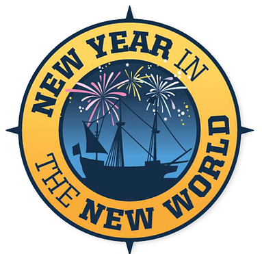 New Year In The New World Logo - Illustration (431x372), Png Download