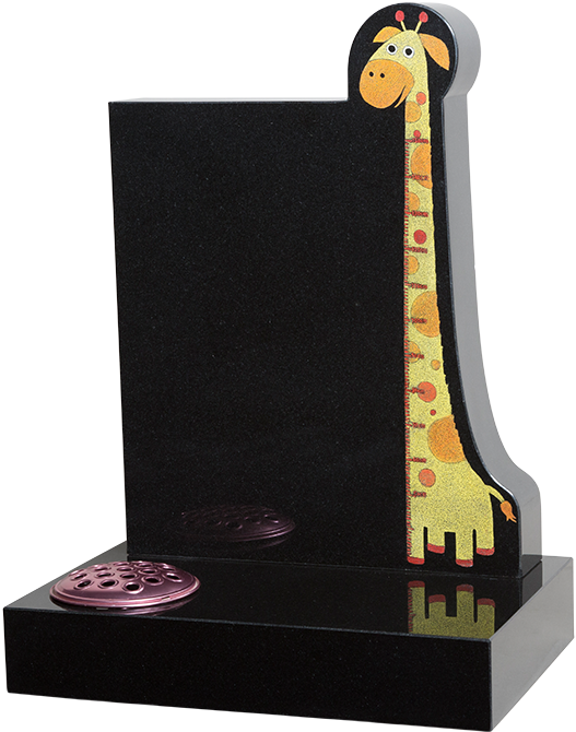 Giraffe Headstone (800x800), Png Download