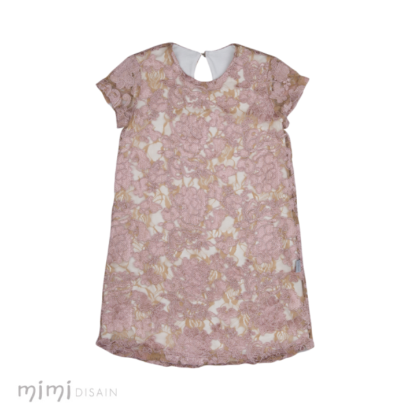 Mimi Dress Susy Pink Lace - Pattern (800x800), Png Download