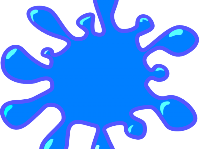 Popular Cliparts Page Dumielauxepices Net Light Blue - Paint Splatter Cut Outs (640x480), Png Download