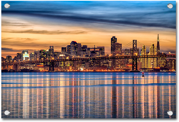San Francisco City Scape Wall Art - San Francisco Wallpaper 4k (800x600), Png Download