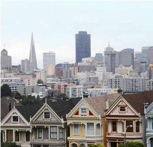 Australians In San Francisco Bay Area Facebook Group - Painted Ladies (390x388), Png Download