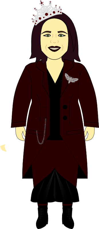Me As A Cartoon With A Crown - Cartoon (346x800), Png Download
