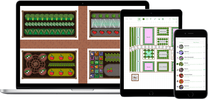 Vegetable Garden Design Apps - Garden (1015x358), Png Download