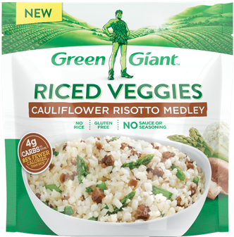 Ricedveggies Risotto Medley - Green Giant Cauliflower Risotto (400x400), Png Download