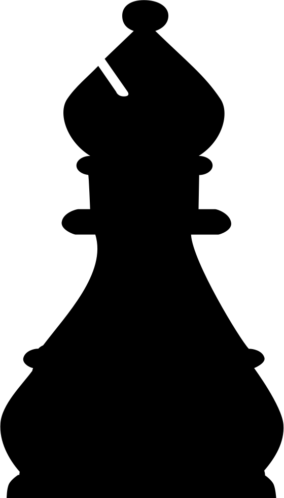 Bishop Chess Piece - Bishop Chess Piece Png (560x980), Png Download