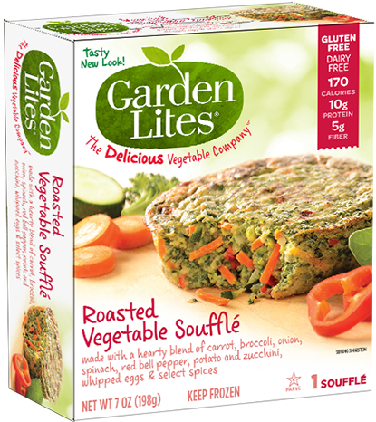 Garden Lites Roasted Vegetables Souffle - Garden Lites Veggie Muffins, Carrot Berry - 4 Muffins, (450x526), Png Download