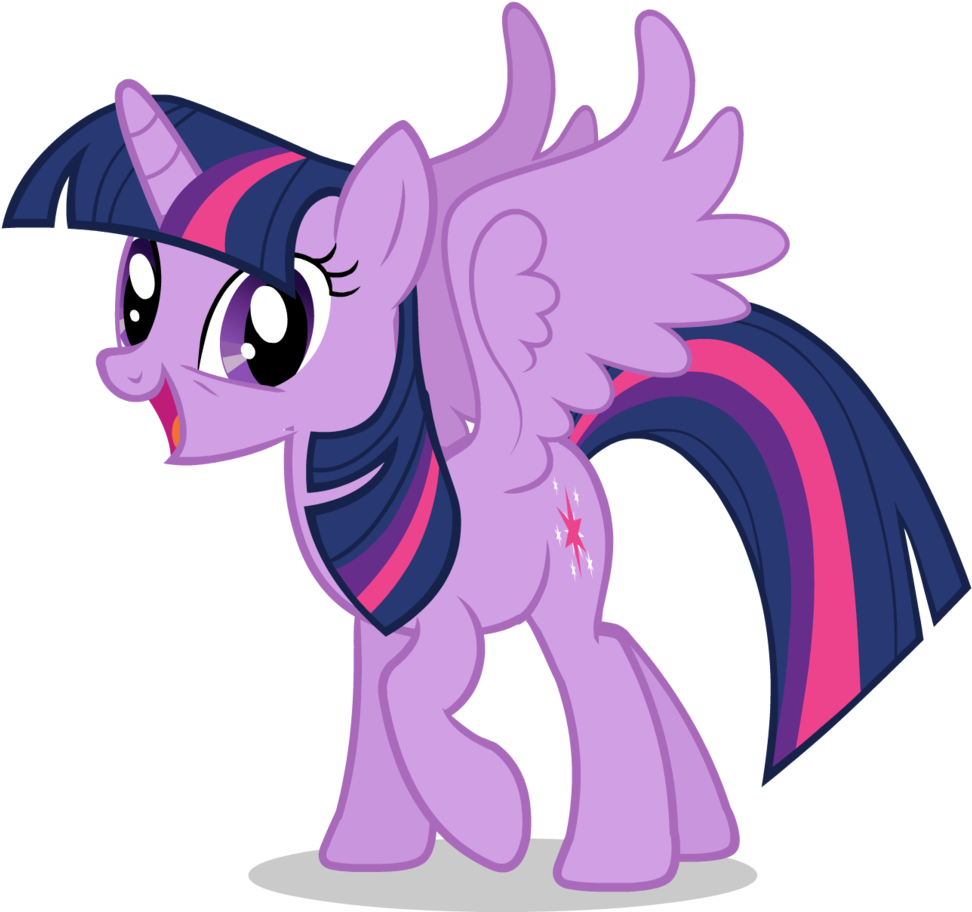 Princess Twilight Sparkle Images Twilight Sparkle Vector - Alicorn Twilight Sparkle Vector (1024x946), Png Download