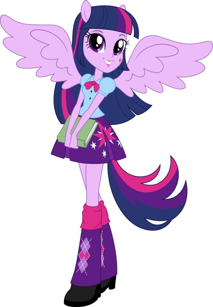 Anthro Eqg Twilight Sparkle Vector By Icantunloveyou - Princess Twilight Sparkle Equestria Girl (744x1073), Png Download