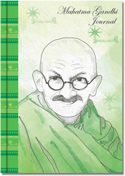 Gandhi - Matrikas Gandhi Journal Standard Standard Notebook (600x766), Png Download