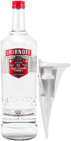 Smirnoff 3l - Smirnoff Red Label Vodka 70cl (300x500), Png Download