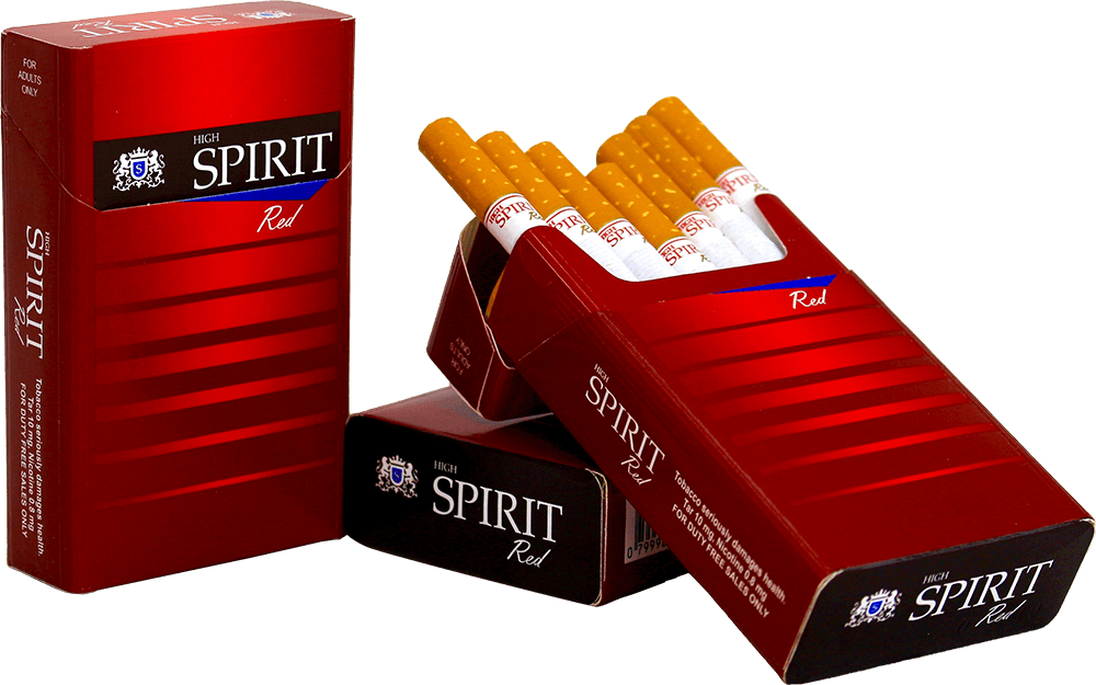 High Spirit Red - Red Cigarettes Brands (1000x625), Png Download