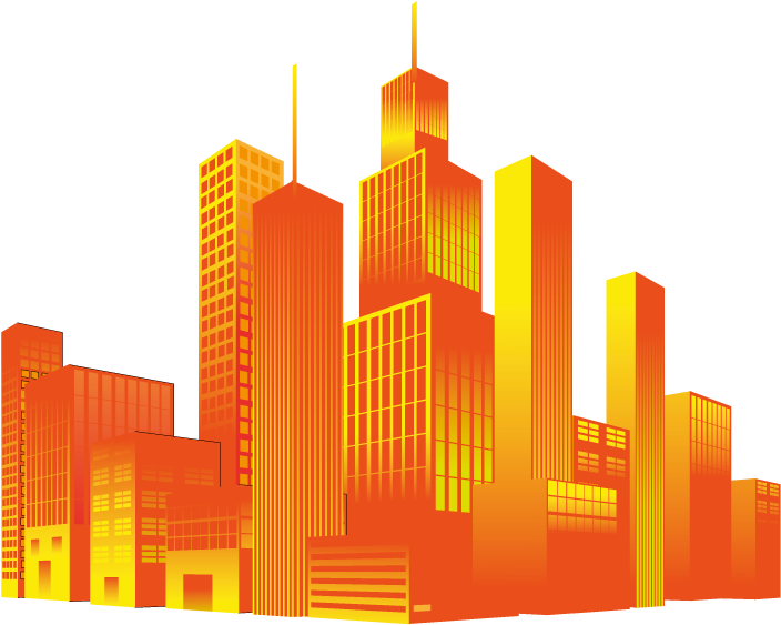 Edificios Dibujo Png - Edificios En Perspectiva Illustrator (1100x1000), Png Download