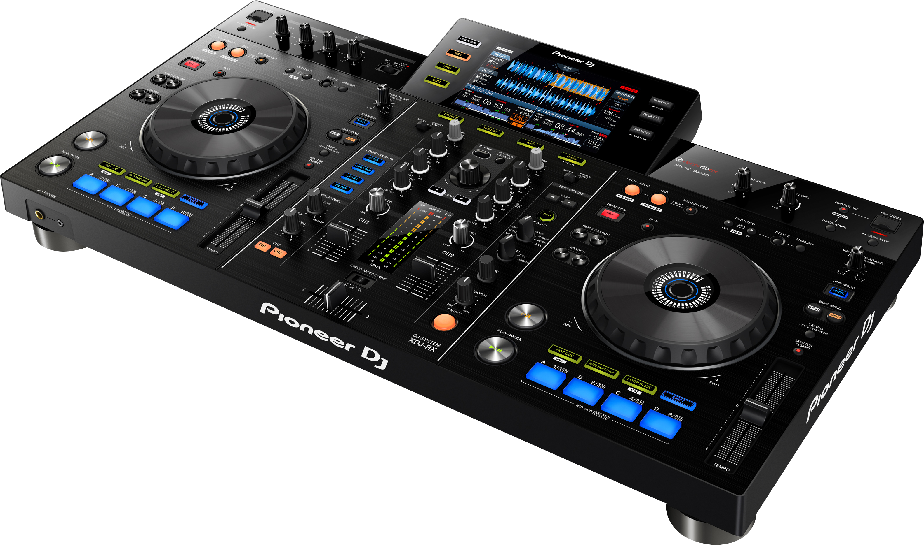 Xdj Rx - Pioneer Xdj-rx Digital Dj System (3165x1870), Png Download