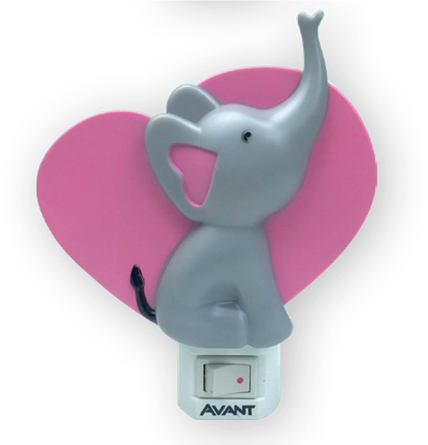 Luminarias-elefante - Light-emitting Diode (1000x1000), Png Download