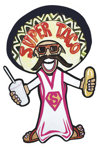 Picture - Super Taco (372x533), Png Download