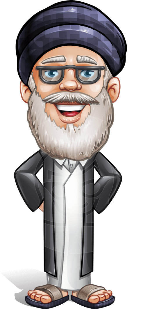 Wise Man Png Clipart - Arabian Cartoon Png (691x1060), Png Download