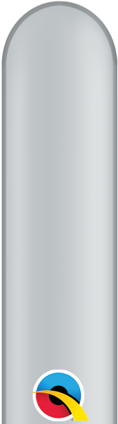 260q Silver - Balloon (600x600), Png Download