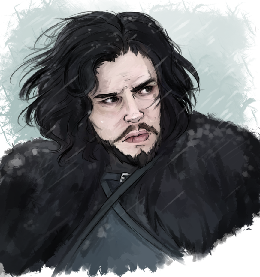 Jon Snow By Hikarunofukuda - Illustration (866x923), Png Download