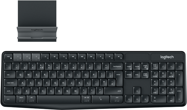 Logitech K375s Multi-device, Wireless Keyboard And - Logitech K375s Multi Device (652x560), Png Download