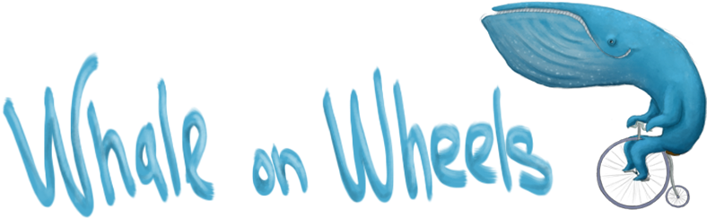 Whale On Wheels - Calligraphy (863x279), Png Download