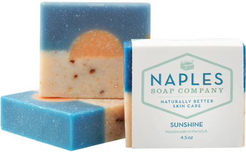 Sunshine Natural Soap - Naples Soap Sea Salt Soapシーソルトソープ(ネープルズソープ 石鹸) (500x500), Png Download
