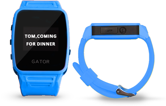 - - Gator Smart Watch (619x373), Png Download