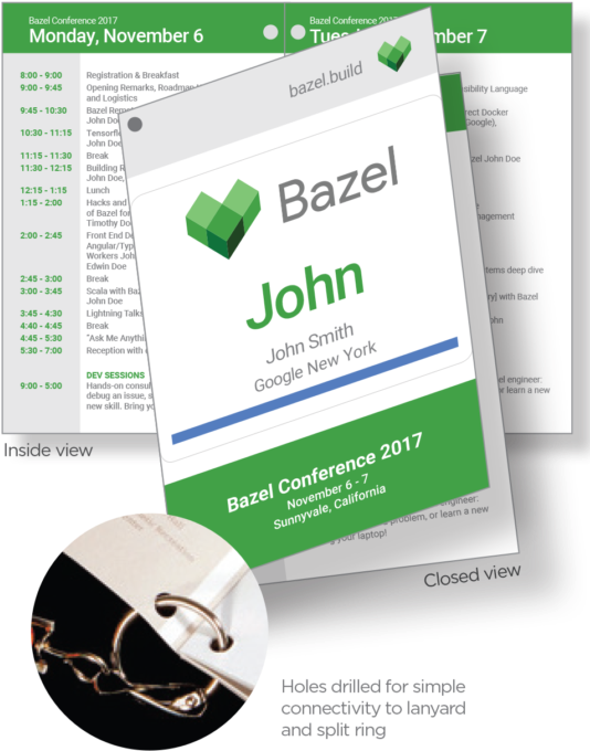 Nametag Event Programs Combo - Programme (600x764), Png Download