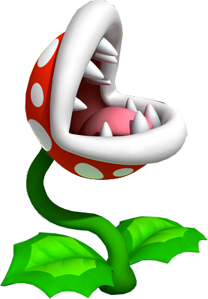 Piranha Plant Artwork - Super Mario Plant (301x432), Png Download