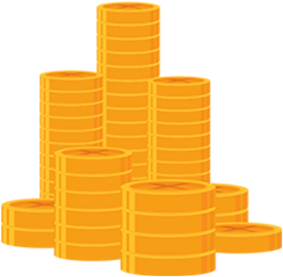 Pile Of Coins - Construction Set Toy (420x420), Png Download