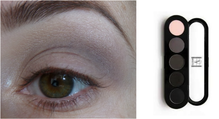 To Help Graduate The Colours I Applied A Brown Grey - T 20 Makeup (697x379), Png Download