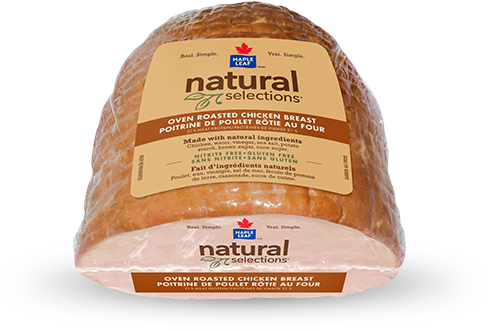 Maple Leaf Natural Selections Oven Roasted Chicken - Parmigiano-reggiano (500x500), Png Download
