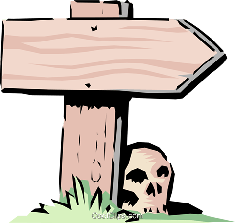 Cartoon Road Sign Royalty Free Vector Clip Art Illustration - Cartoon Road Sign (480x457), Png Download