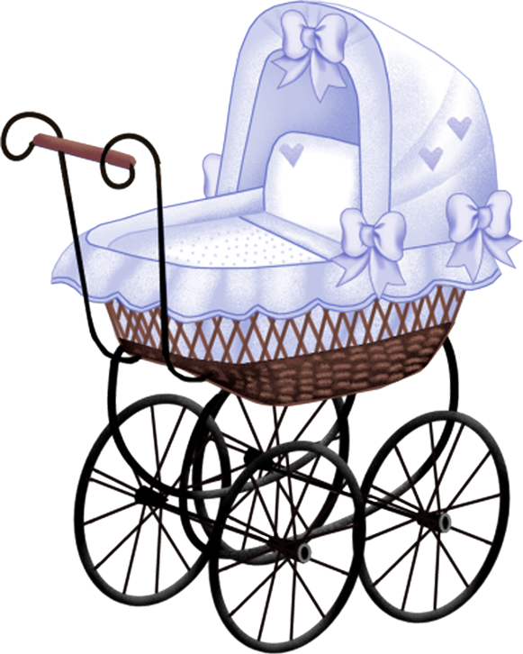 Http - //img Fotki - Yandex - Ru/get/4705/valenta Mog - Vintage Baby Carriage Clipart (581x726), Png Download