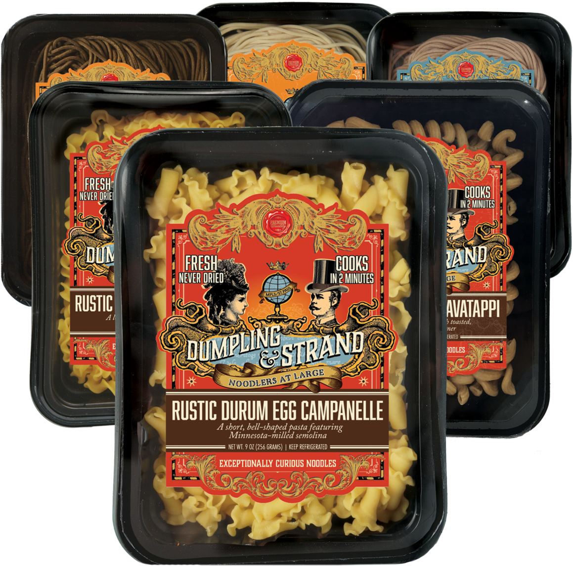 Mixed Case Of Dumpling & Strand's Freshly Frozen World - World Of Noodles (1160x1160), Png Download