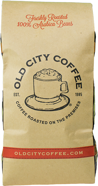 Old City Coffee - Coffee Beans Bag Png (700x700), Png Download