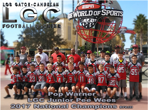 2017 Junior Peewee National Champions - Los Gatos (960x365), Png Download