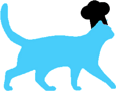 Gato En La Cocina (410x326), Png Download
