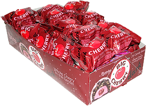 Dark Chocolate Big Cherry Candy Bar - Chocolate (500x500), Png Download