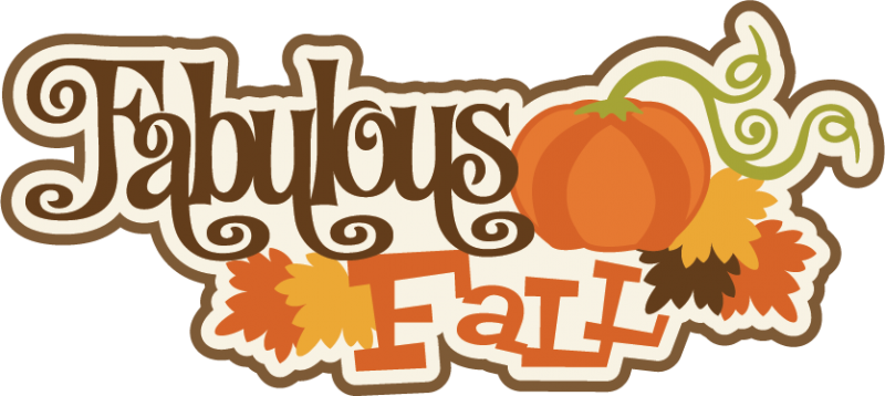 Fabulous Fall Svg Scrapbook Title Fall Svg Cut Files - Pumpkin (800x358), Png Download
