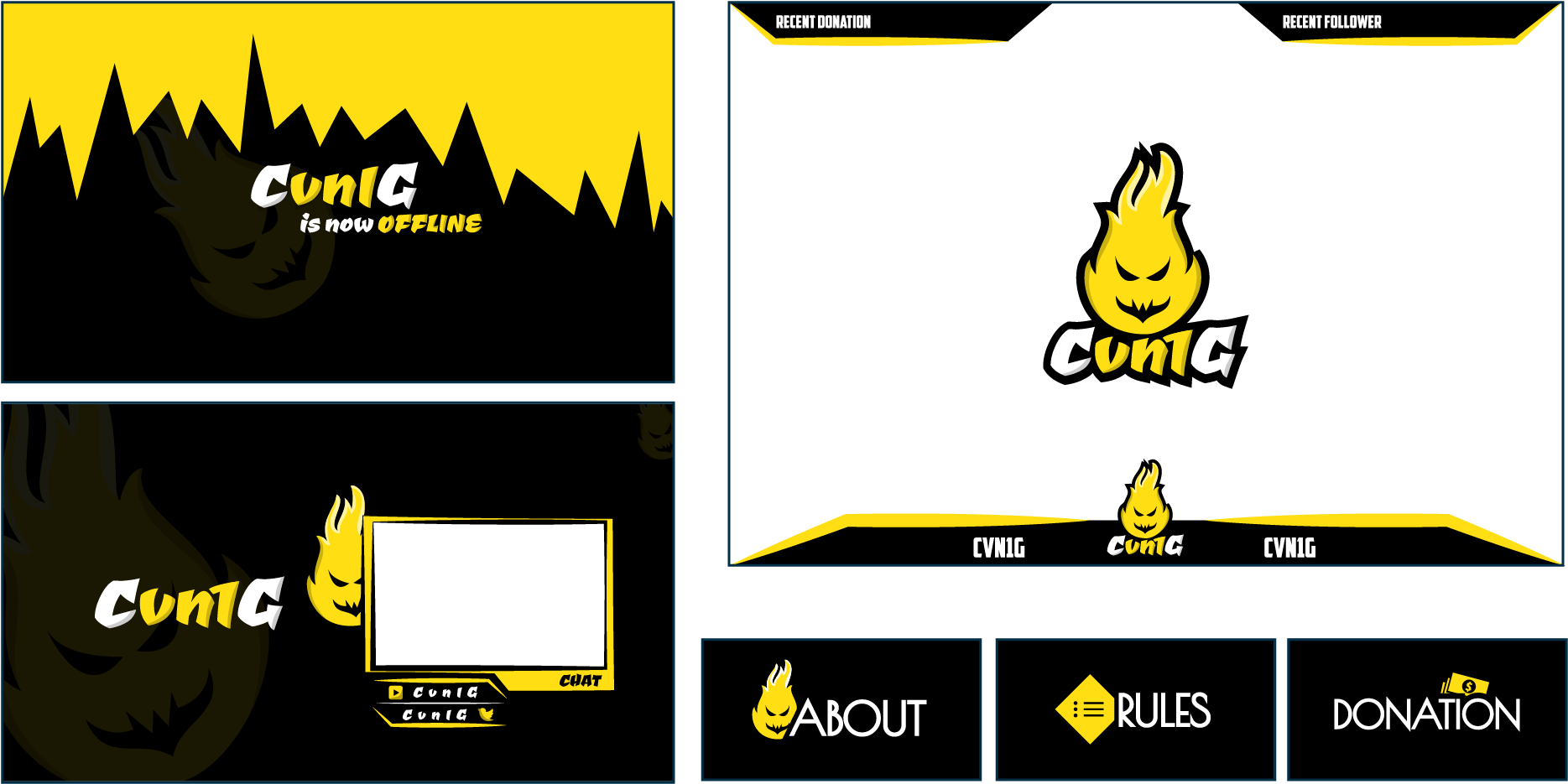 Cvn1g Twitch Graphics - Twitch.tv (1920x1080), Png Download