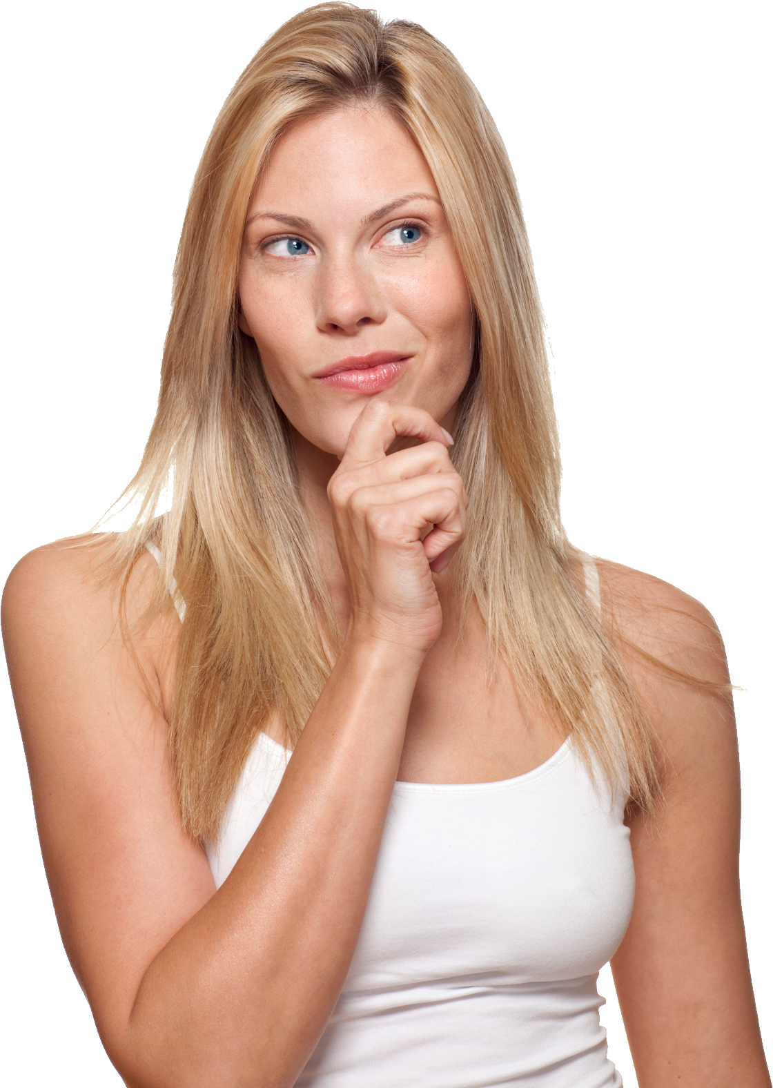 Free Png Thinking Woman Png Images Transparent - Woman Thinking Png (480x676), Png Download