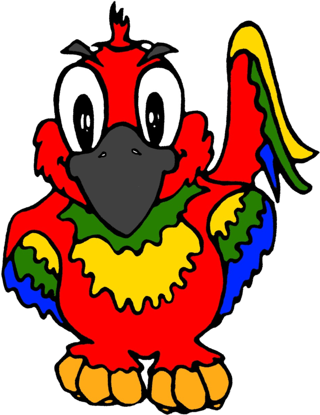 Cute Parrot Png Transparent Image - Parrot (768x1024), Png Download